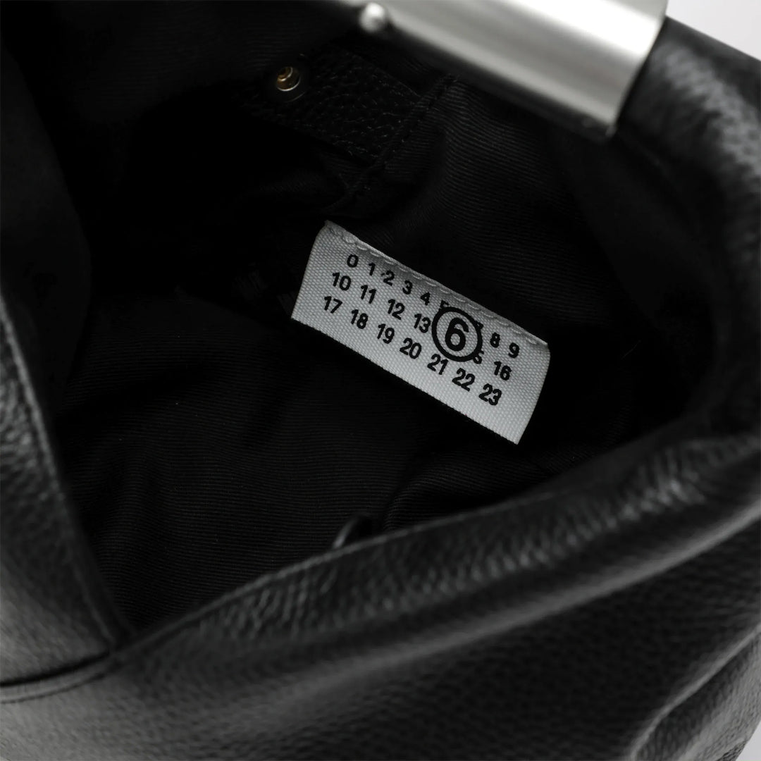 MM6 Maison Margiela - Japanese Bag Jewel Handle Classic in calf leather black Brand U