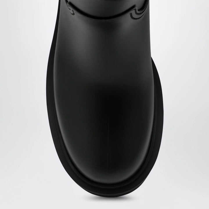 Moncler - Kickstream rain boots in PVC and nylon, black Brand