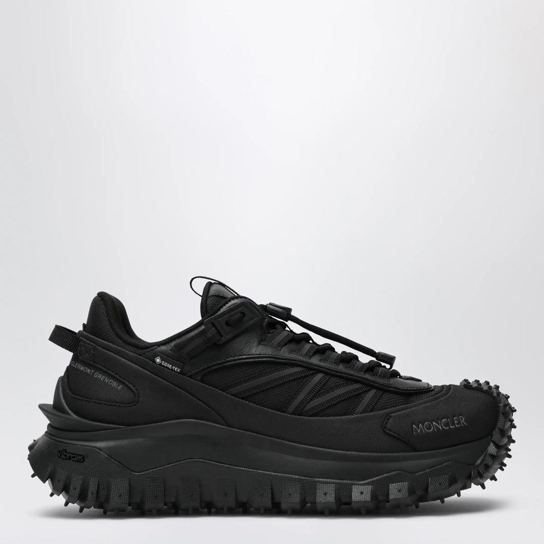 Moncler - Trailgrip GTX sneakers in leather and nylon black Brand 36 IT