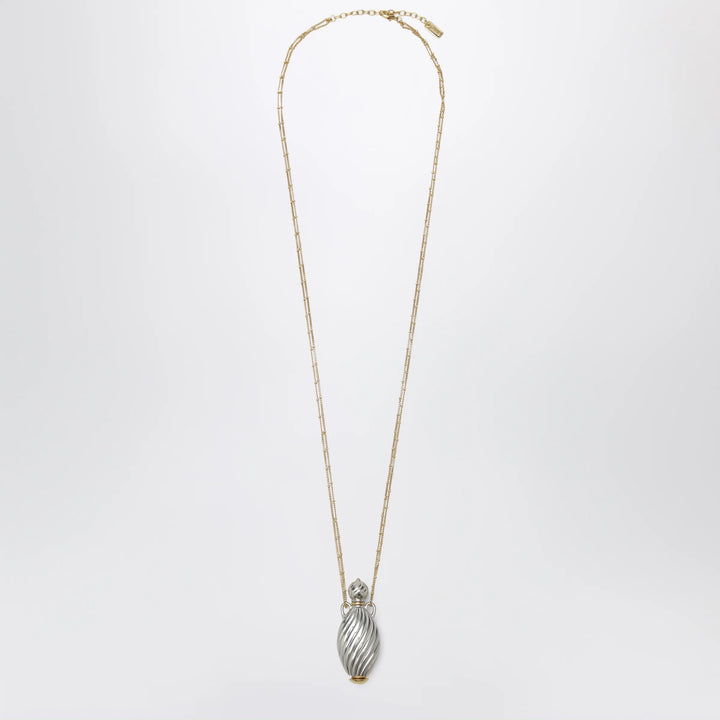 Chloé - Gold- and silver-plated brass bottle pendant necklace Brand Necklace U