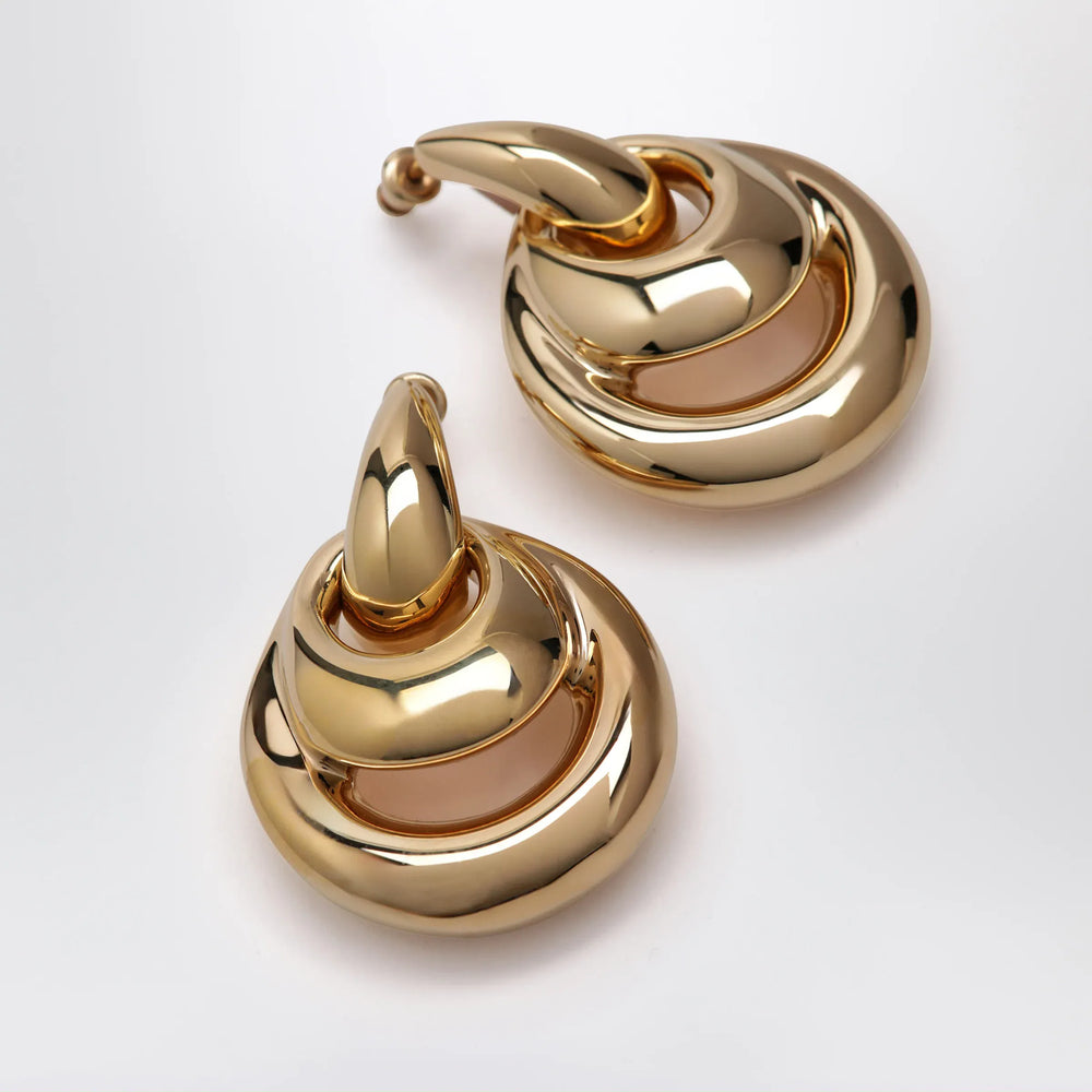 PANCONESI - Gold-Tone Blow Up Drop Earrings Brand U
