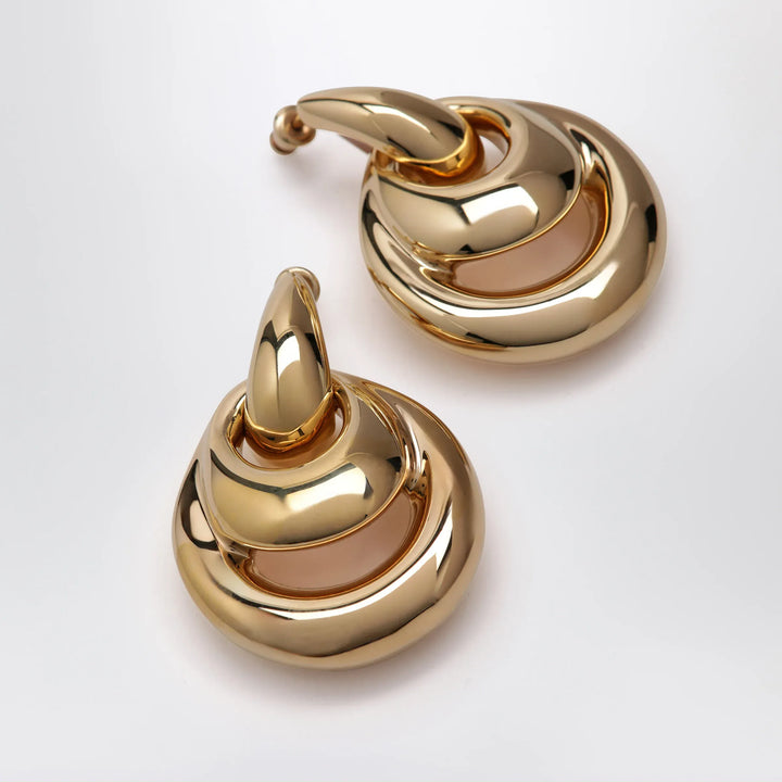 PANCONESI - Gold-Tone Blow Up Drop Earrings Brand U