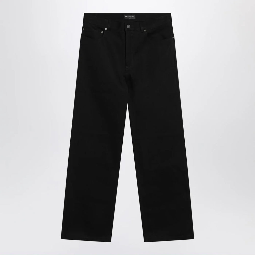 Balenciaga - Black cotton denim trousers Brand Pants 30