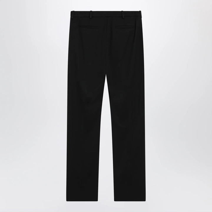 Balenciaga - Slim tailored trousers in stretch wool twill, black Brand Pants