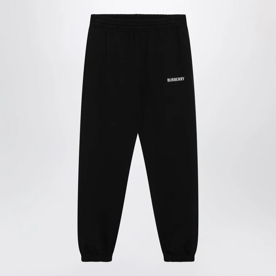 Burberry - Black jogging trousers with logo Brand Pants S