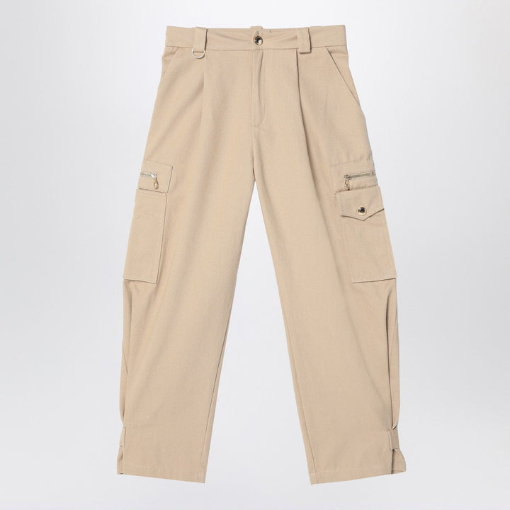 Pants 14 Chloé - Beige cotton cargo pants Brand