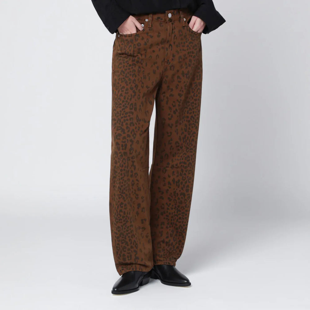 Citizens of Humanity - Relaxed Miro jeans with cheetah print Brand Pants 24