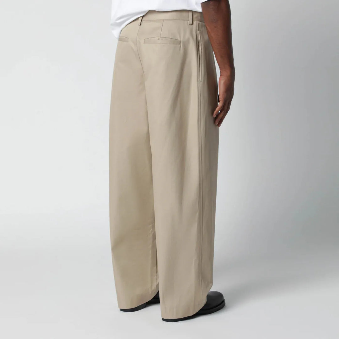 DARKPARK - Beige cotton trousers Brand Pants
