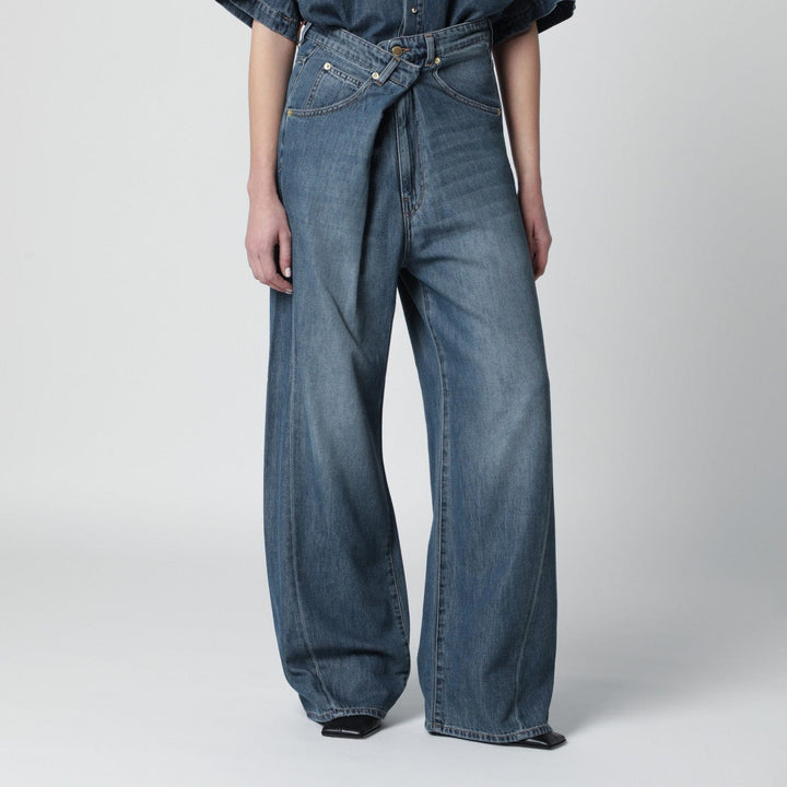 Pants 25 DARKPARK - Ines jeans with cuffed hem and light wash Brand