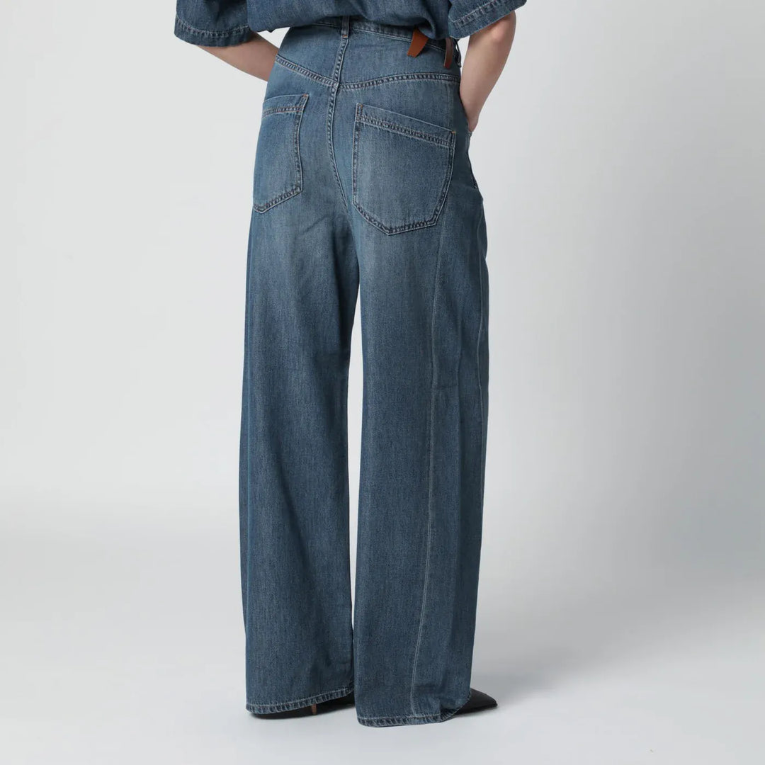 DARKPARK - Ines jeans with cuffed hem and light wash Brand Pants 25