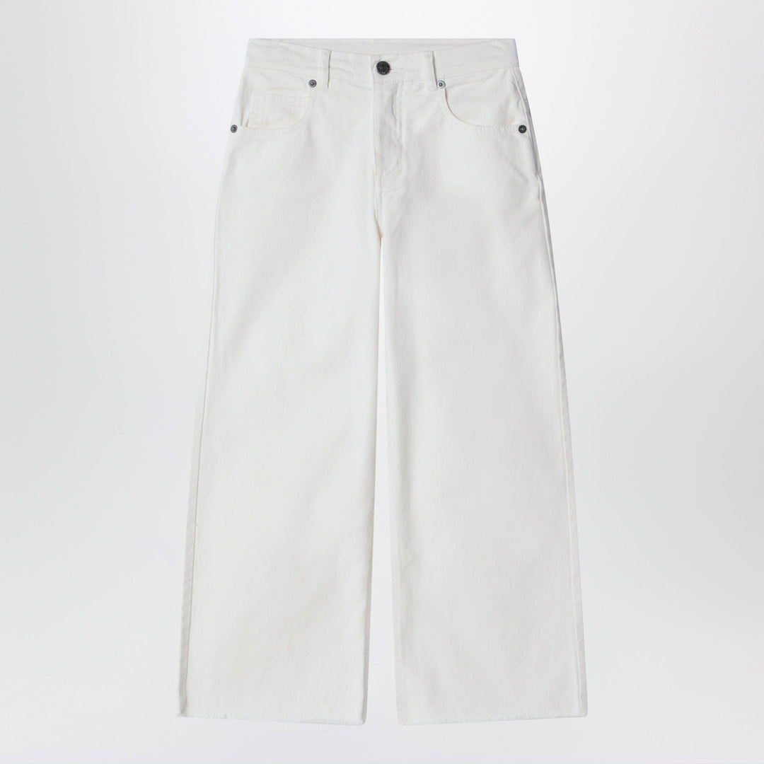 Pants Douuod - Ivory white denim trousers Brand
