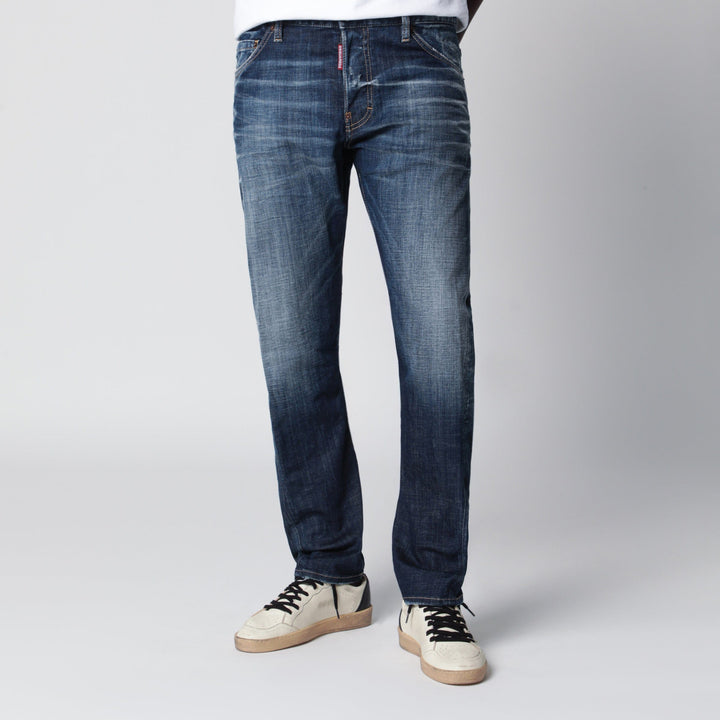 Pants Dsquared2 - Blue washed-effect jeans Brand