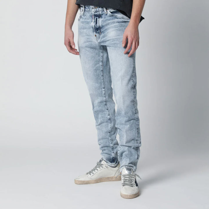 Dsquared2 - Vintage-effect stretch denim jeans Brand Pants