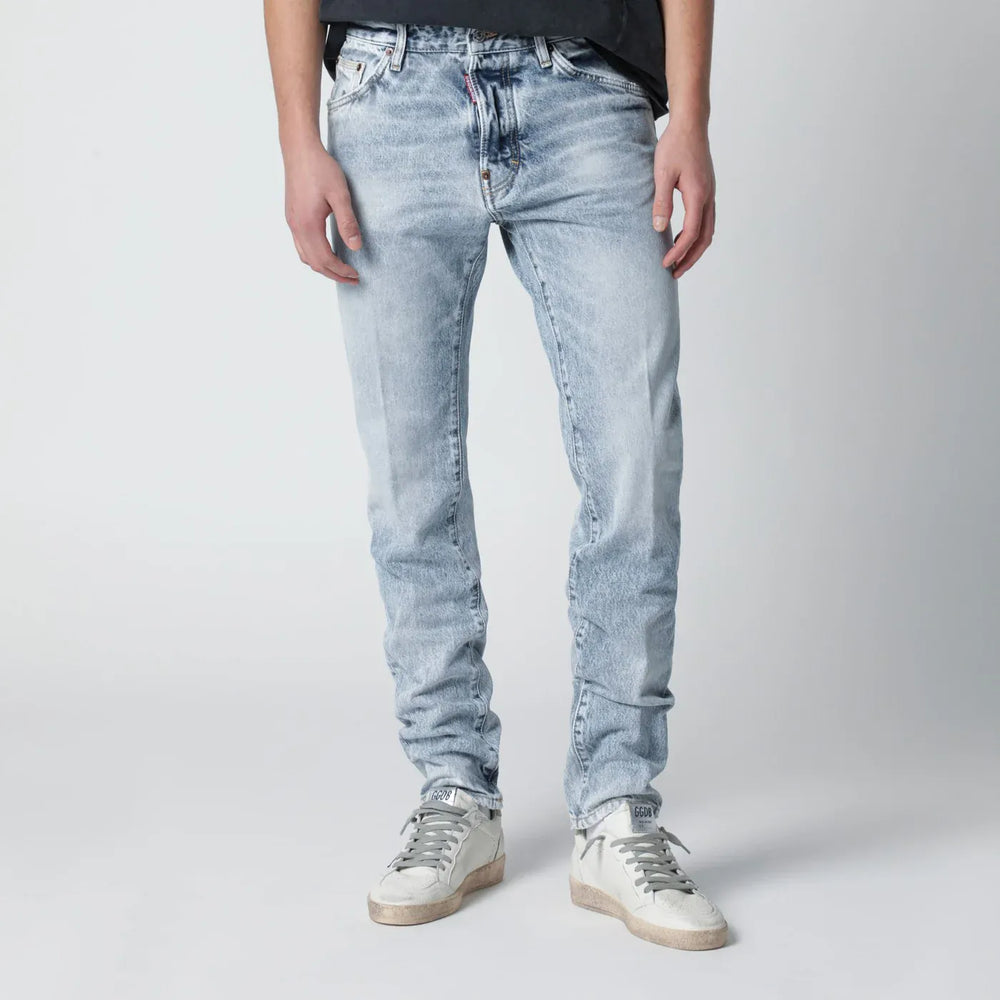 Dsquared2 - Vintage-effect stretch denim jeans Brand Pants 48 IT