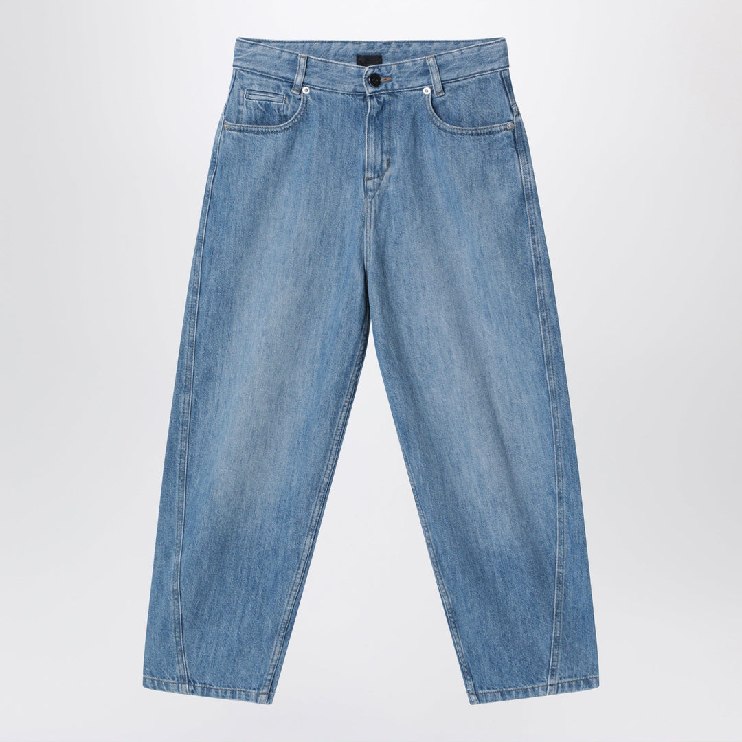 Pants Givenchy - Blue jeans with logo embroidery Brand