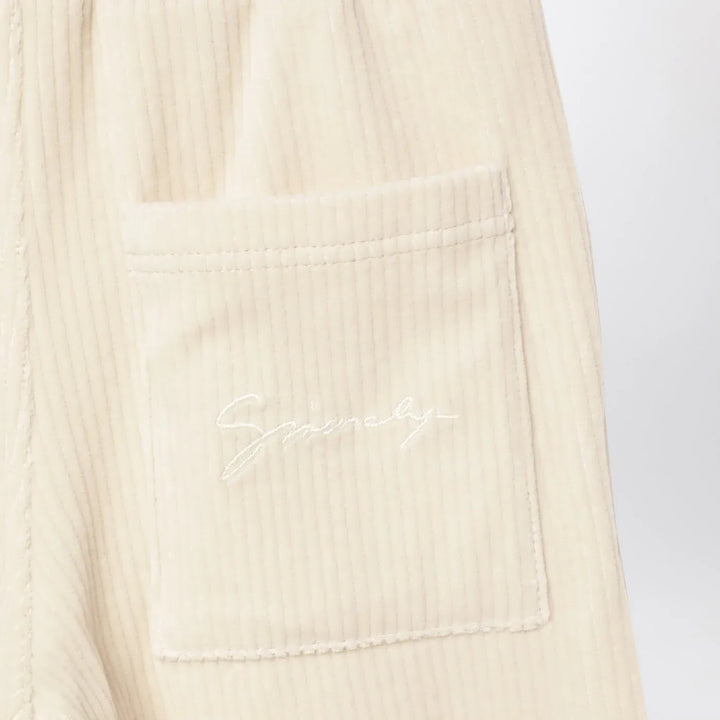 Givenchy - White velvet sweatpants Brand Pants