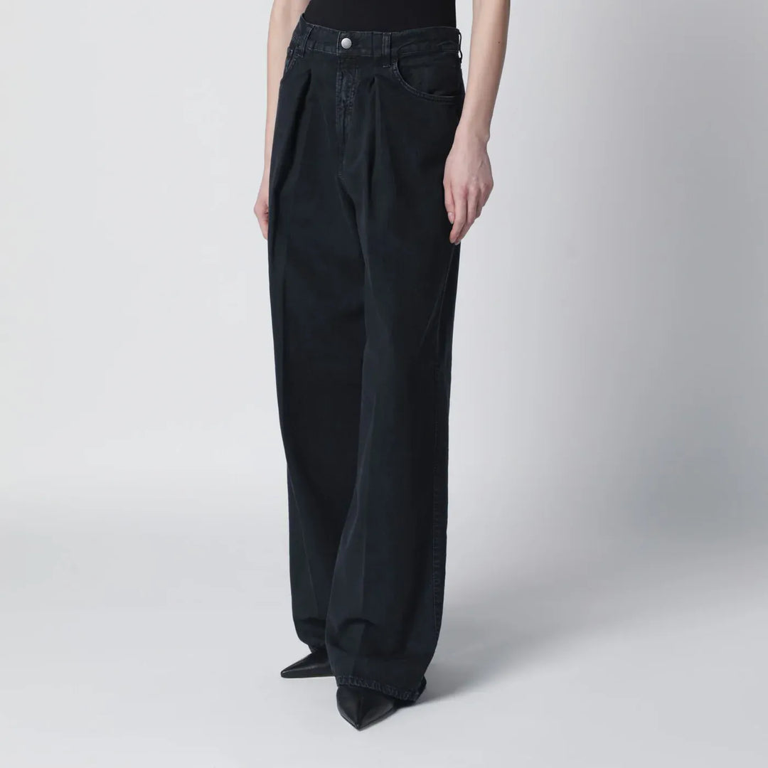 HAIKURE - Carbon Candy pleated jeans Brand Pants