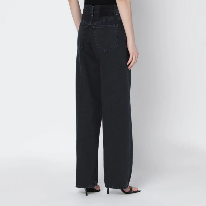 HAIKURE - Charcoal wide-leg jeans Brand Pants