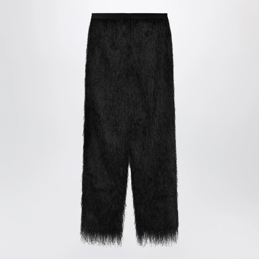 LouLou De Saison - Black Reed fringed trousers Brand Pants