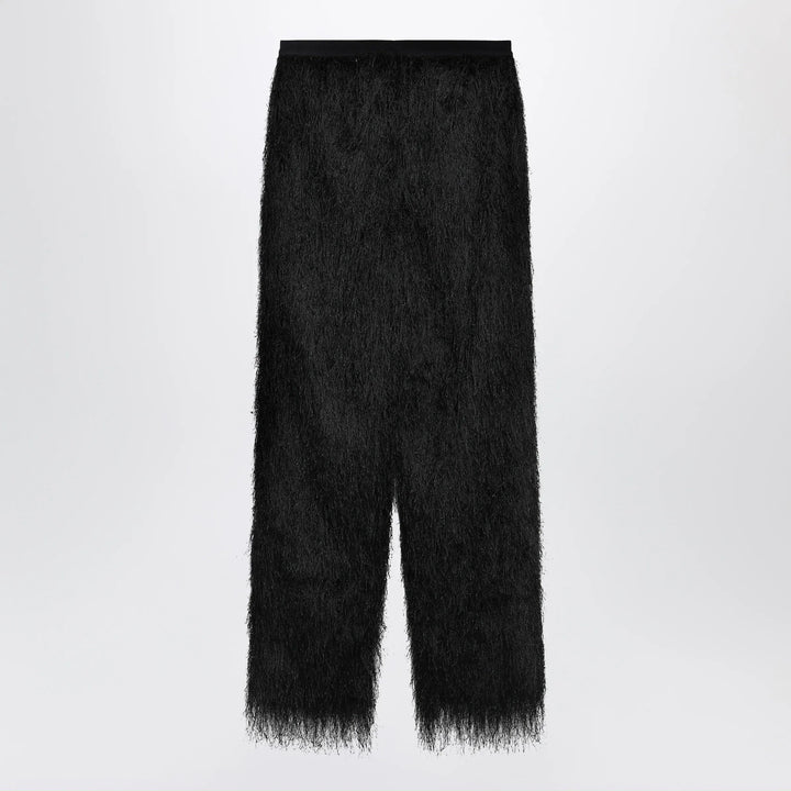 LouLou De Saison - Black Reed fringed trousers Brand Pants