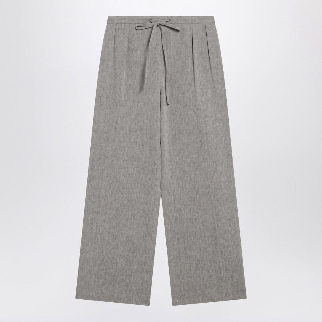 Pants LouLou De Saison - Grey Clark Pleated Trousers Brand