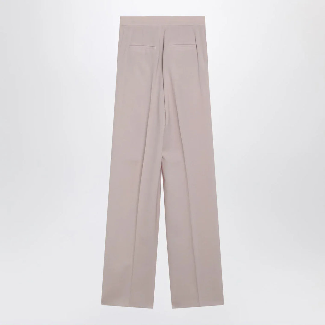 Max Mara - Rose-beige wide-leg trousers Brand Pants