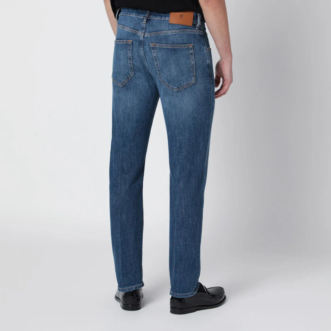 PT Torino Denim - Medium blue slim jeans Brand Pants