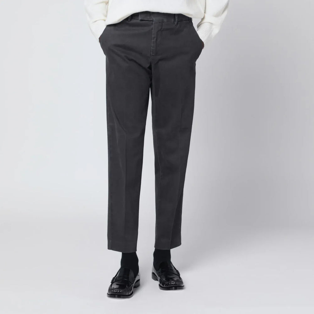 PT Torino - Gray cotton trousers Brand Pants 54 IT