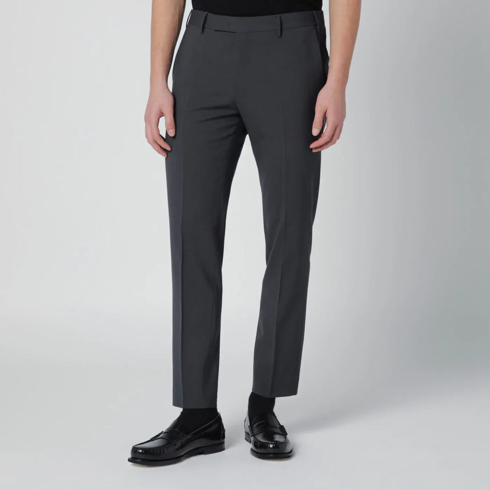 PT Torino - Grey trousers in wool blend Brand Pants 46 IT