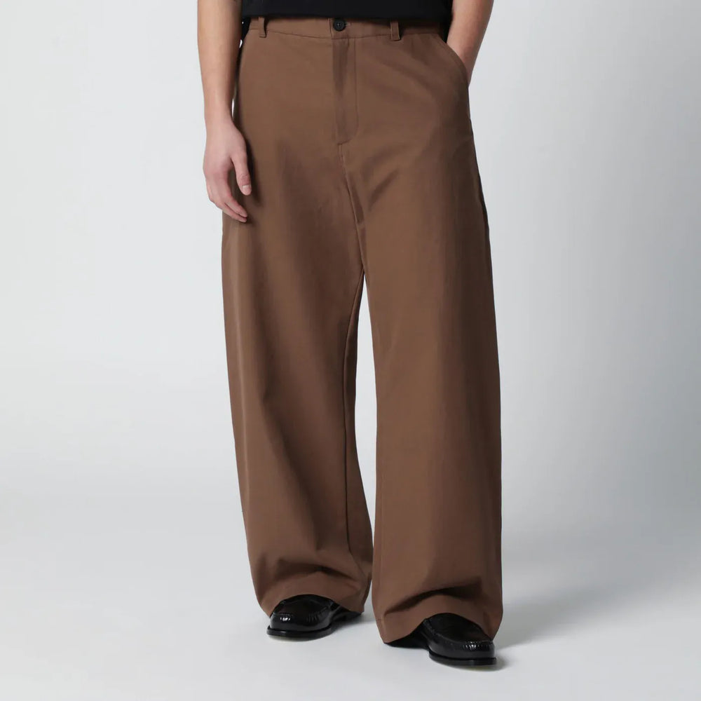 STUDIO NICHOLSON - Bosworth trousers brown Brand Pants M