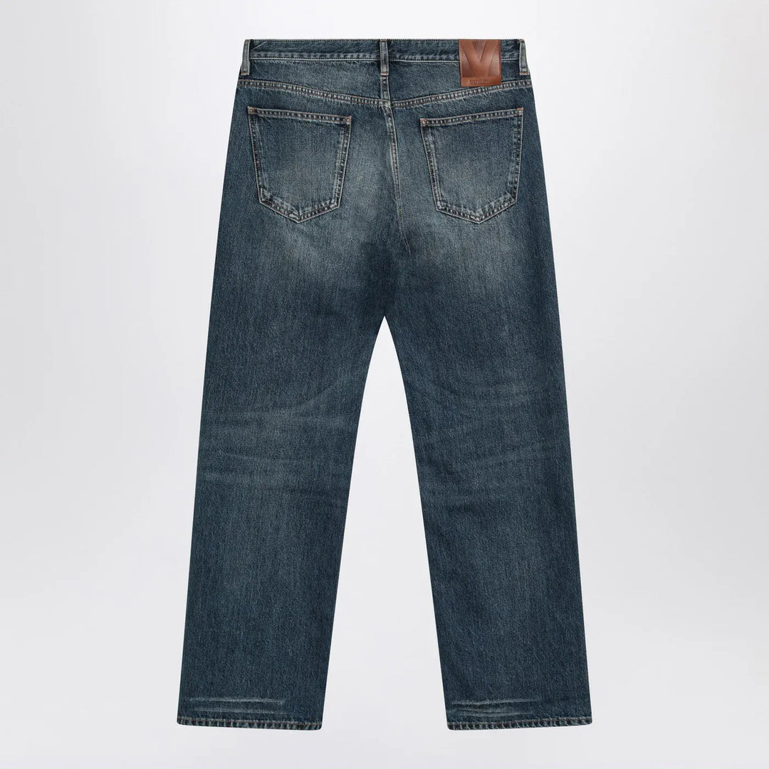 Valentino - Blue washed denim jeans Brand Pants