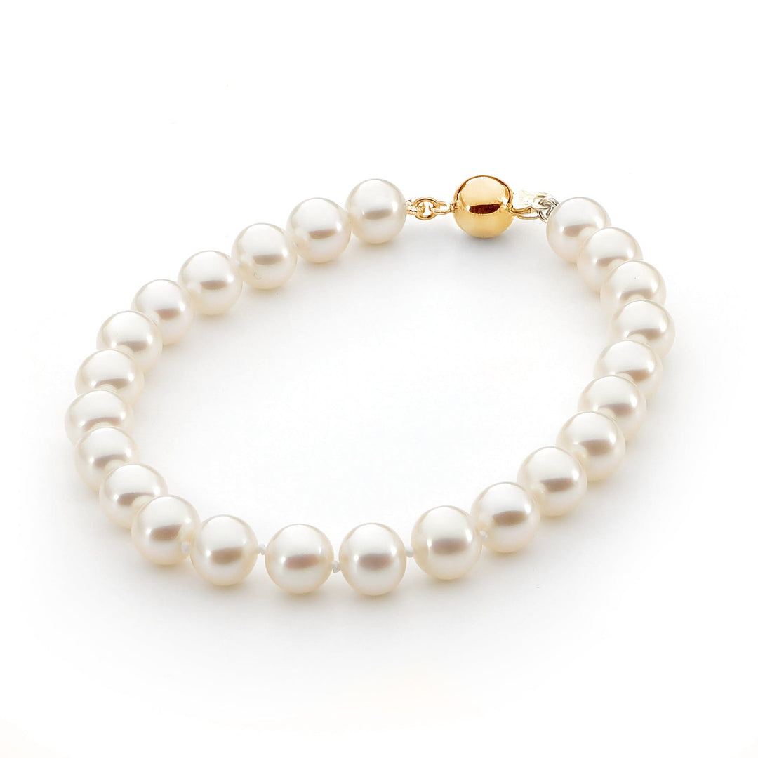 Ikecho Pearl Bracelet Ikecho Gold Classic Freshwater Pearl Bracelet Brand