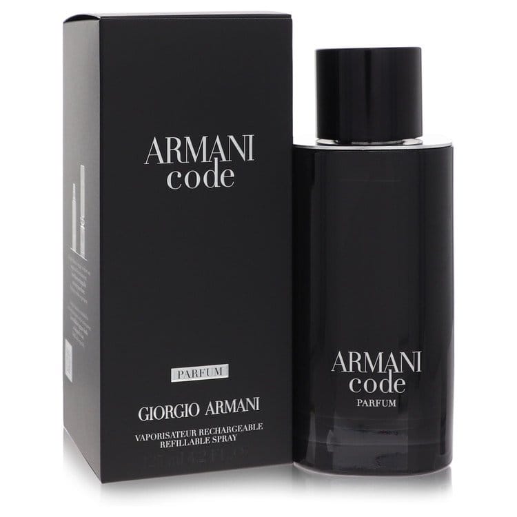 Armani Code Parfum Spray Relillable By Giorgio Armani Brand Perfume &amp; Cologne 125 ml Parfum Spray Relillable