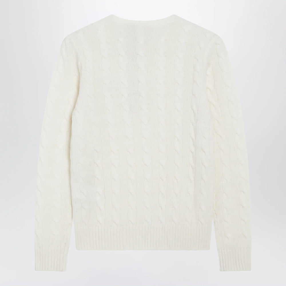 Polo Ralph Lauren - Cable-Knit Sweater in Cream Wool and Cashmere Brand