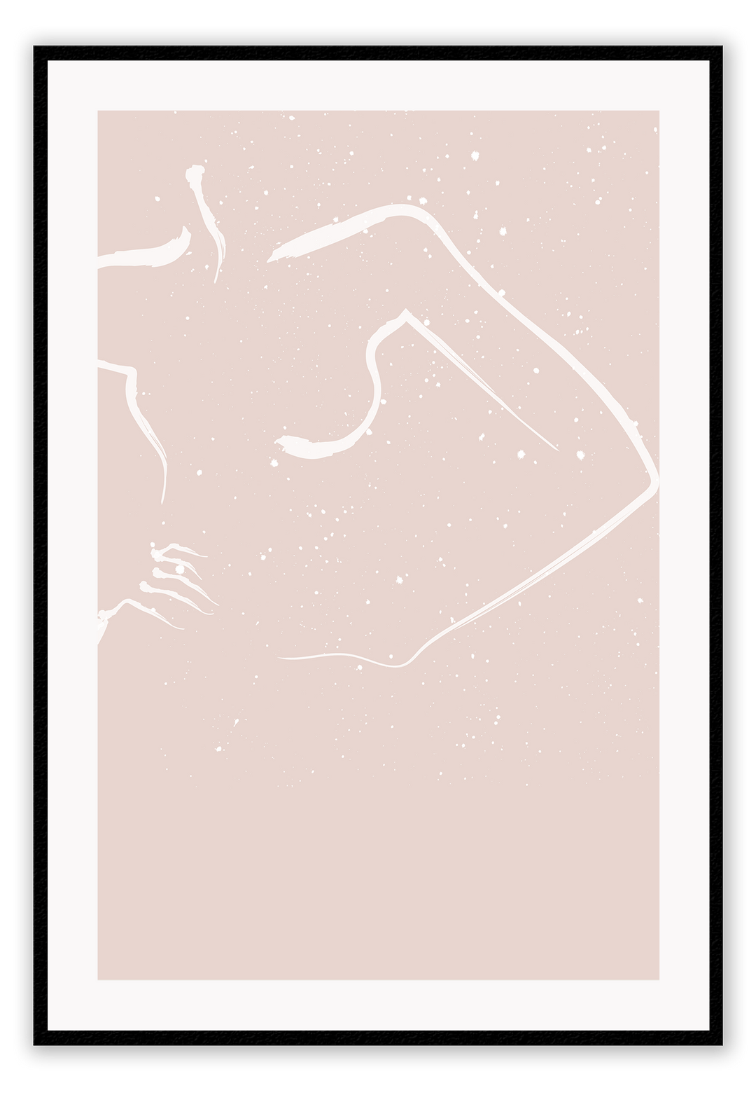 Canvas Print 50x70cm / Black Sola Sola Framed Prints Brand