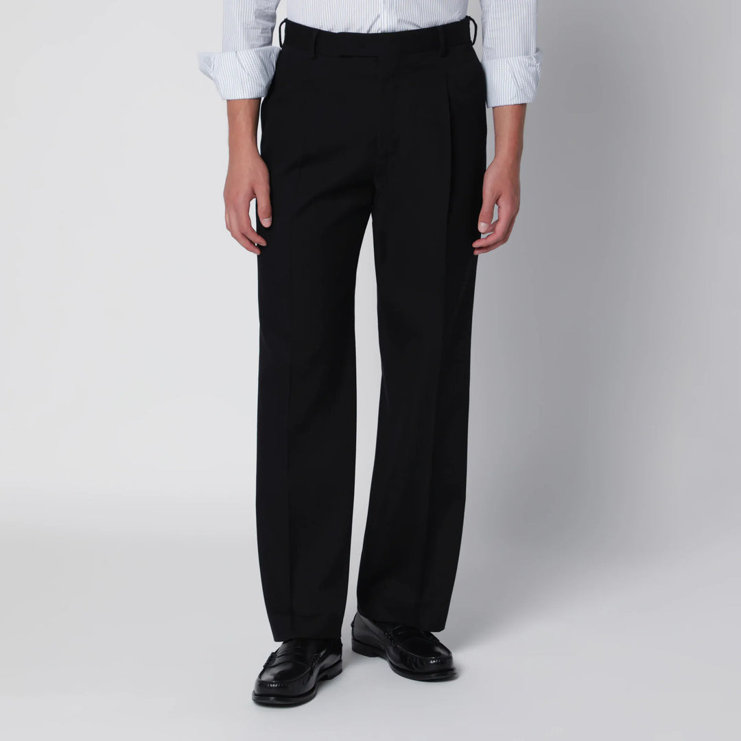 PT Torino - Black Cotton Trousers Brand 46 IT