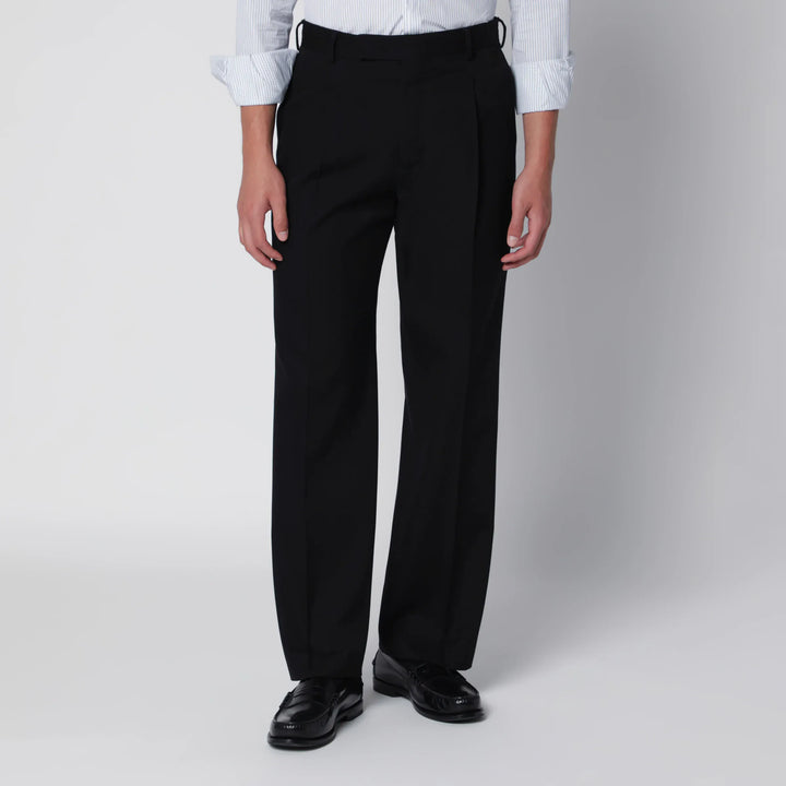 PT Torino - Black Cotton Trousers Brand 46 IT