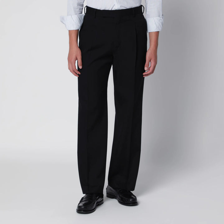 PT Torino - Black Cotton Trousers Brand 46 IT