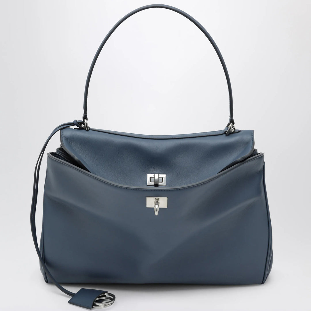Balenciaga - Rodeo medium light blue smooth calfskin bag Brand Rodeo Bag TU