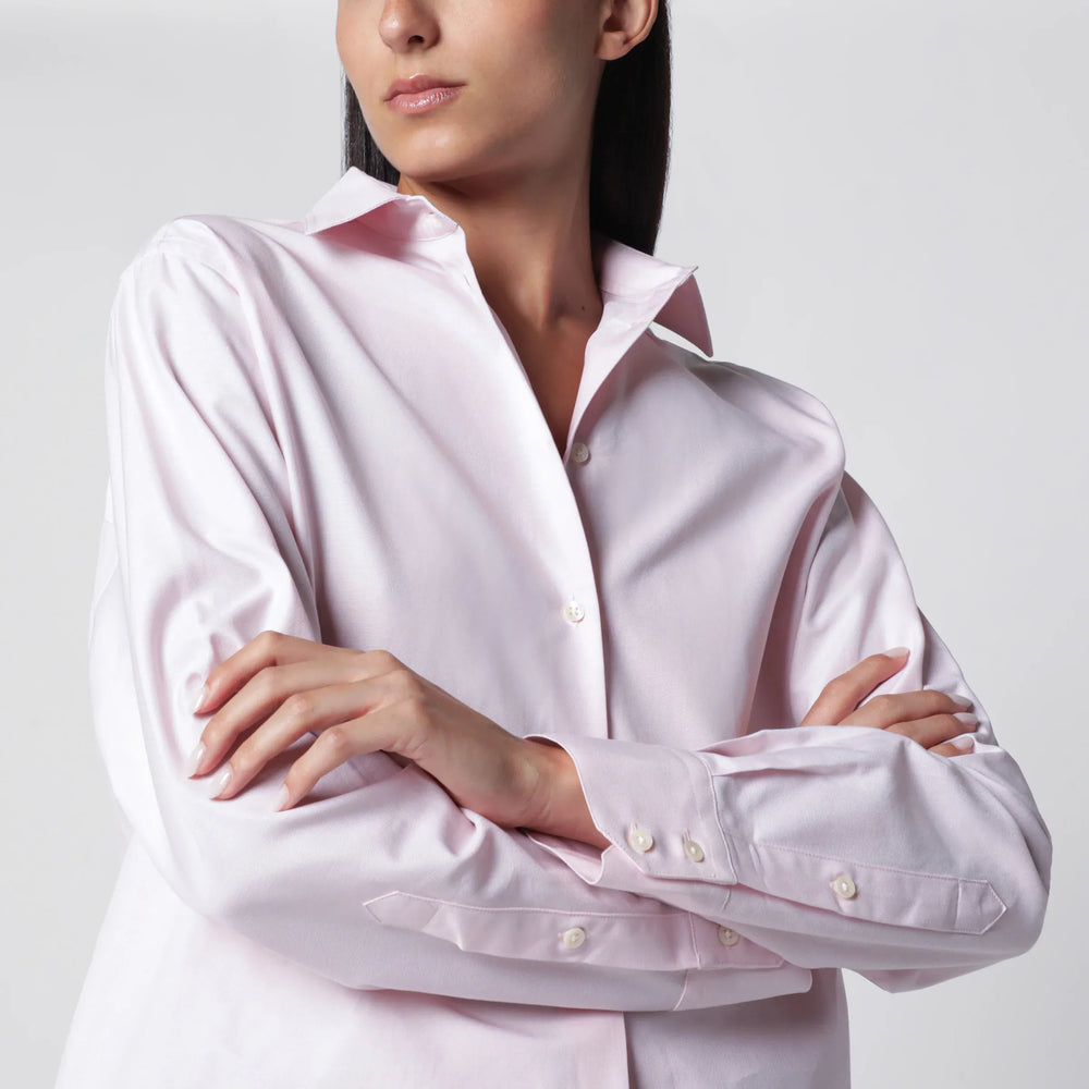 Róhe - Pink Cotton Button-Down Shirt Brand
