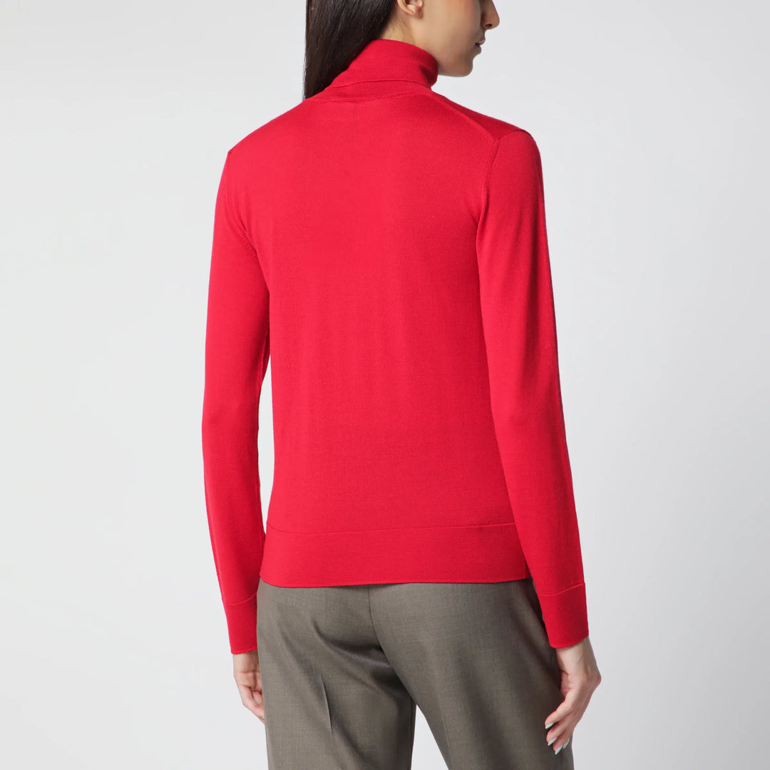 Róhe - Red Fine-Knit Wool and Cashmere Turtleneck Brand