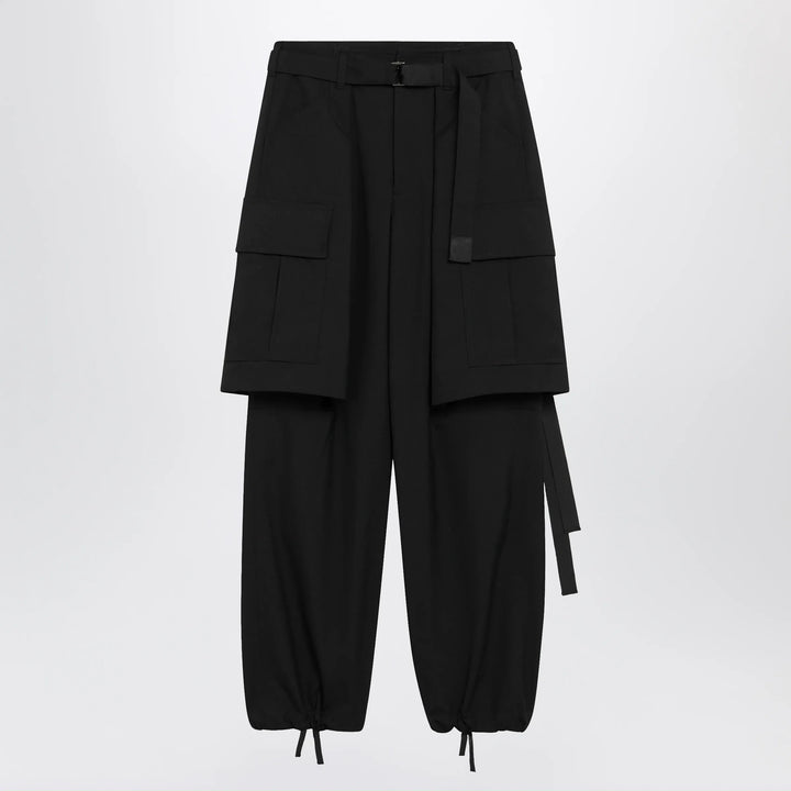 Sacai - Wool-blend cargo trousers Brand 1