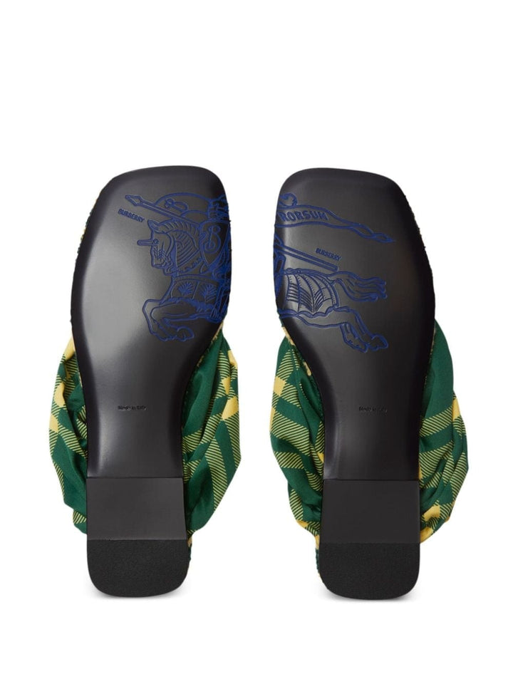 Burberry Sandals 38.5 Burberry Sandals Green Citron Burberry Sandals Green Citron Brand