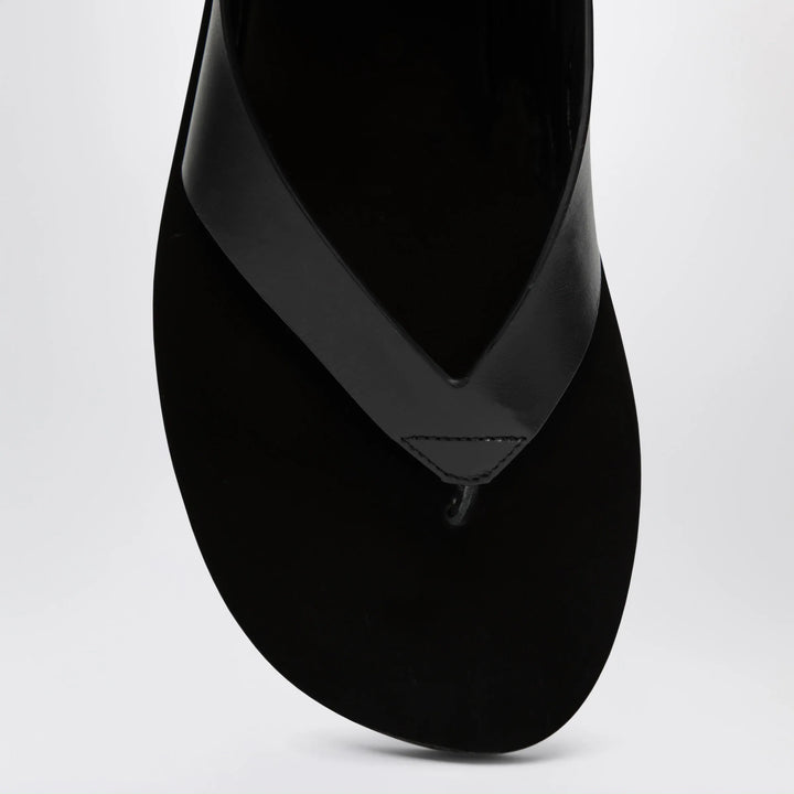Durazzi Milano - Black Sandals With Ankle Strap Closure Brand Sandals