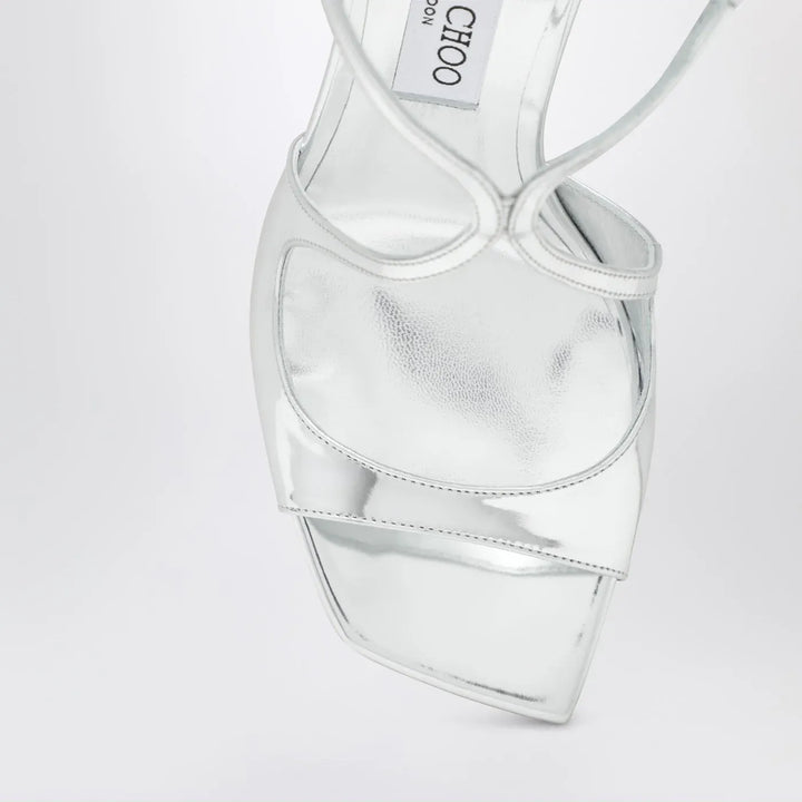 Jimmy Choo - Azia 95 metallic silver sandals Brand Sandals