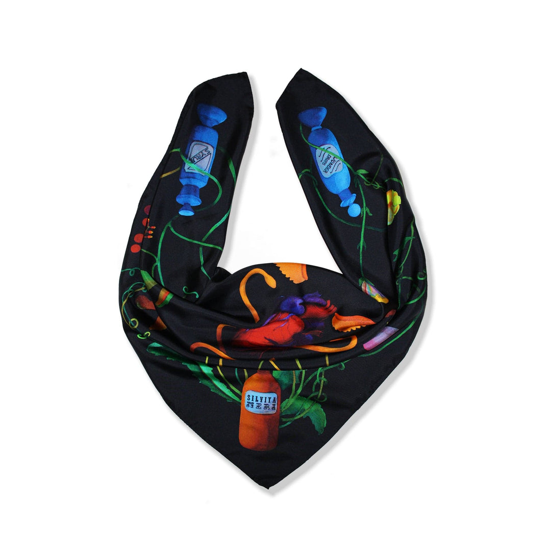 Silviya Neri Scarves Philtre d'Amour Silk Scarf By Silviya Neri Brand