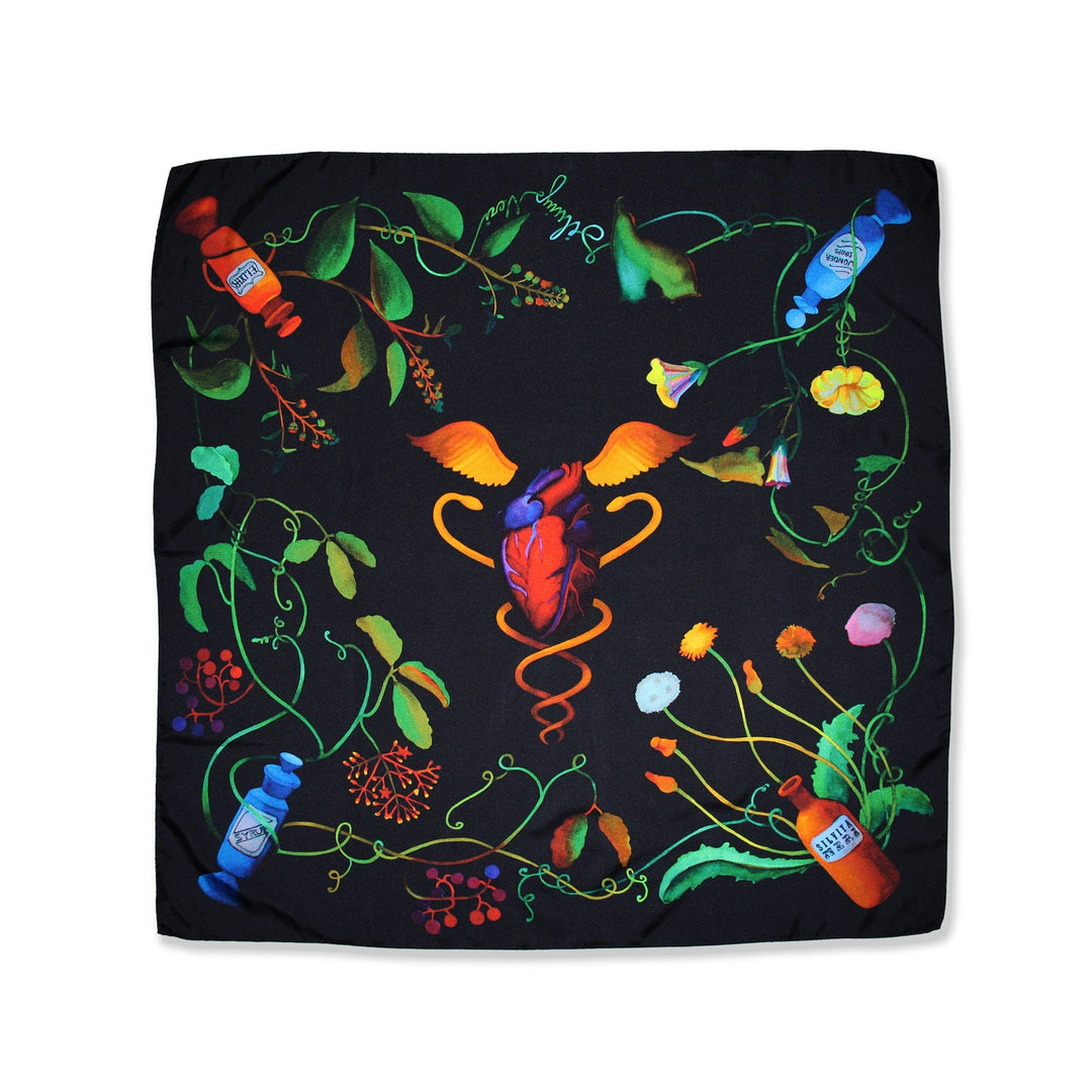 Silviya Neri Scarves Philtre d'Amour Silk Scarf By Silviya Neri Brand