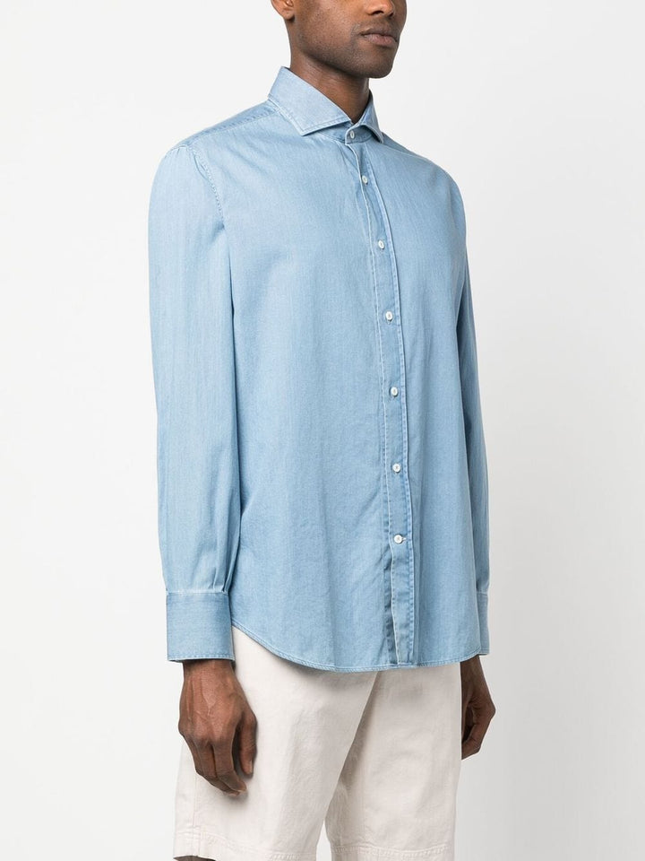 Brunello Cucinelli Shirts S Brunello Cucinelli Shirts Clear Blue Brunello Cucinelli Shirts Clear Blue Brand