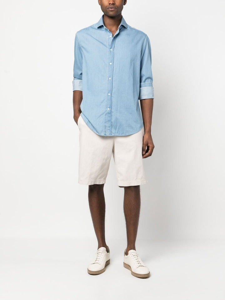 Brunello Cucinelli Shirts S Brunello Cucinelli Shirts Clear Blue Brunello Cucinelli Shirts Clear Blue Brand