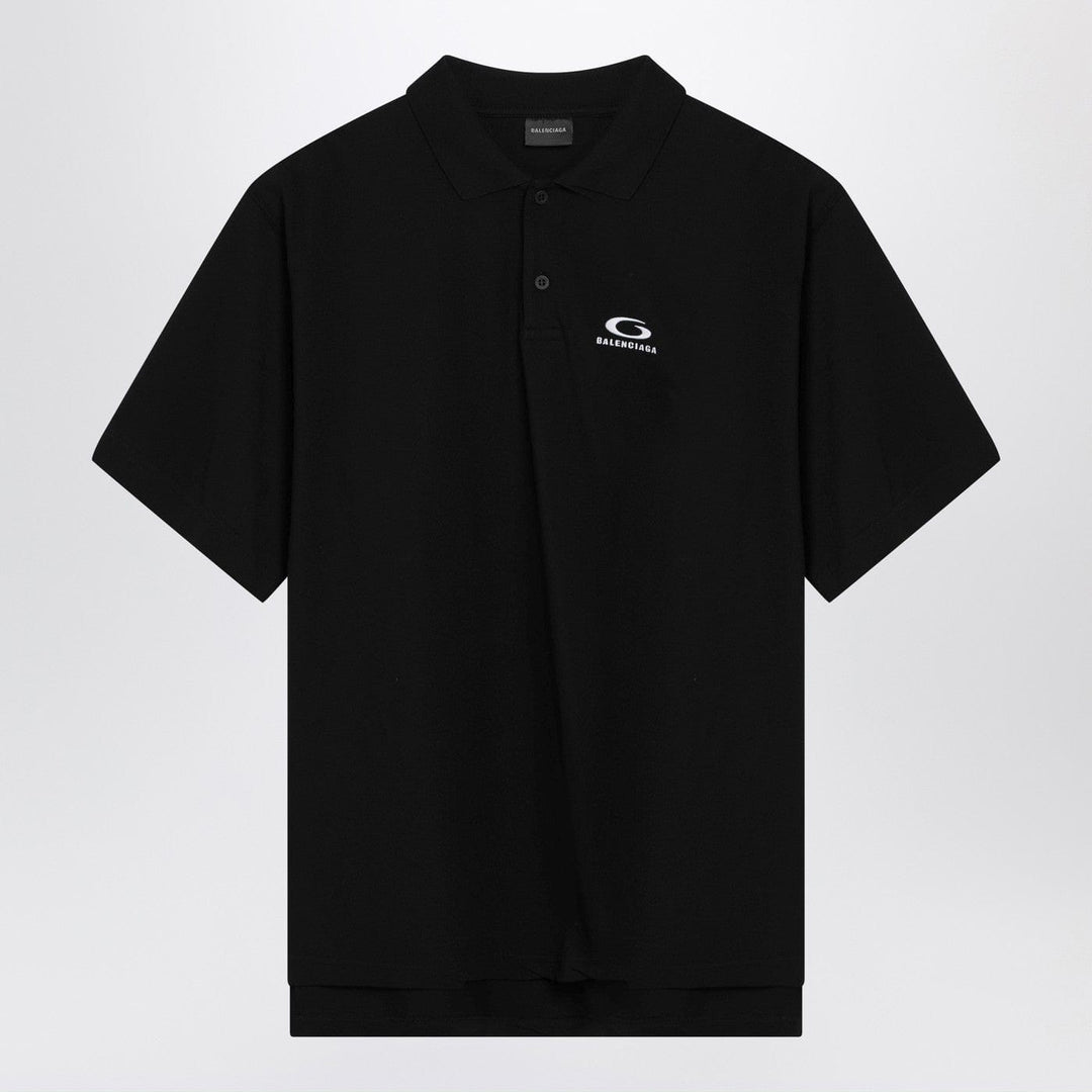 Shirts &amp; Tops Balenciaga - Black Laurel Classic regular polo shirt Brand
